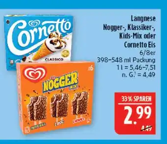 Marktkauf Langnese nogger mix Angebot