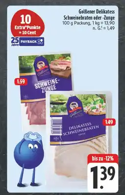 Edeka Golßener schweinezunge Angebot