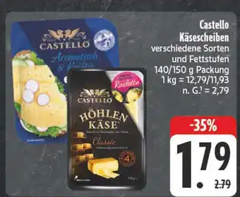 Edeka Castello käsescheiben Angebot