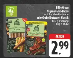 Edeka Billie green vegane grill-bacon mit paprika-marinade Angebot