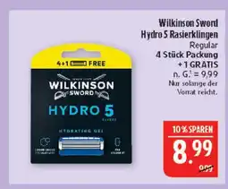 Marktkauf Wilkinson sword hydro 5 rasierklingen Angebot