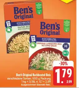 Edeka Ben's original natur-reis kochbeutel Angebot