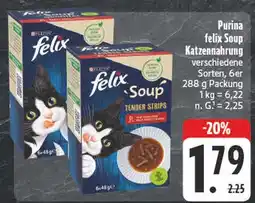 Edeka Purina felix soup katzennahrung Angebot
