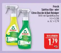 Marktkauf Frosch spiritus glas- oder citrus dusche & bad-reiniger Angebot