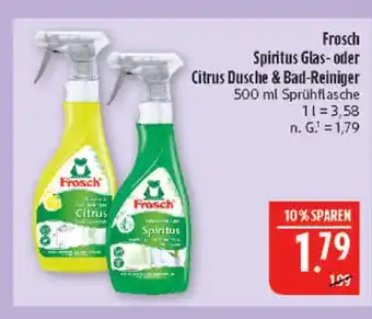 Marktkauf Frosch spiritus glas- oder citrus dusche & bad-reiniger Angebot
