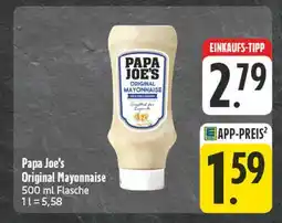 Edeka Papa joe's original mayonnaise Angebot