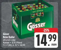Edeka Gösser natur radler Angebot