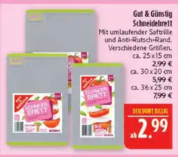 Marktkauf Gut & günstig schneidebrett Angebot