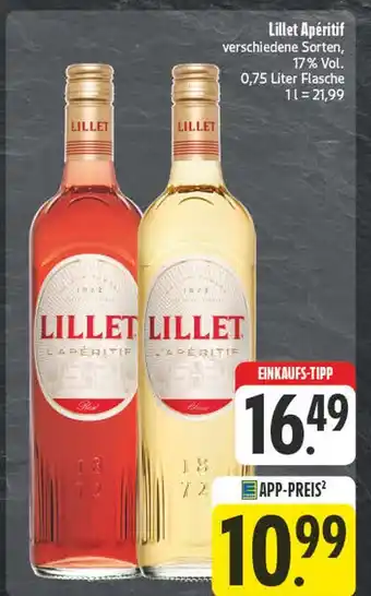 Edeka Lillet lillet apéritif rosé Angebot