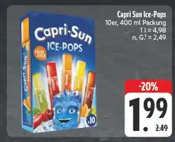 Edeka Capri-sun ice-pops Angebot