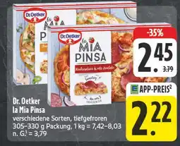 Edeka Dr. oetker la mia pinsa Angebot