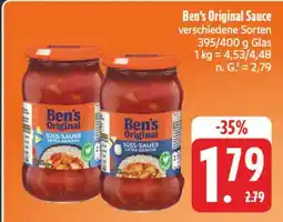 Edeka Ben's original sauce süß-sauer extra ananas Angebot