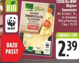 Edeka Edeka bio allgäuer emmentaler in scheiben Angebot