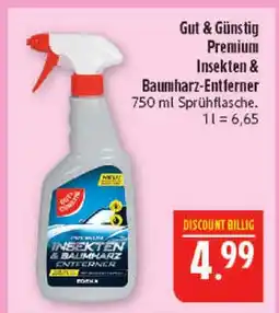 Marktkauf Gut & günstig premium insekten & baumharz-entferner Angebot