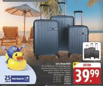 Edeka Swizz design koffer ca. 50 cm Angebot