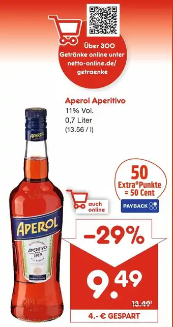 Netto Marken-Discount Aperol aperol aperitivo Angebot