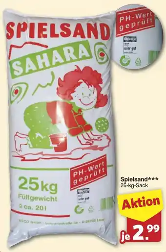 Famila Nord West Spielsand Angebot