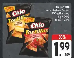 Edeka Chio tortillas nacho cheese Angebot