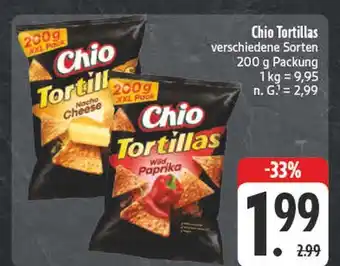 Edeka Chio tortillas nacho cheese Angebot