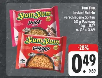 Edeka Yum yum duck instant nudeln Angebot