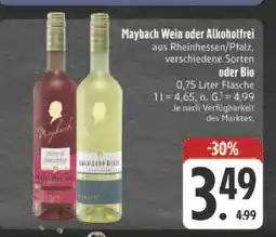 Edeka Maybach wein oder alkoholfrei Angebot