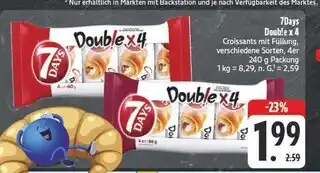 Edeka 7days double x4 Angebot