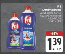 Edeka Pril geschirrspülmittel original Angebot