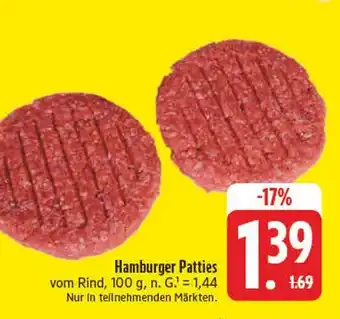 Edeka Hamburger patties Angebot