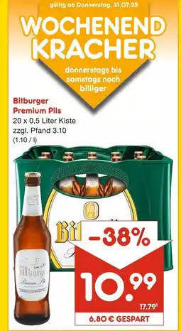 Netto Marken-Discount Bitburger premium pils Angebot
