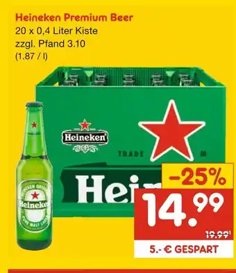Netto Marken-Discount Heineken heineken premium beer Angebot