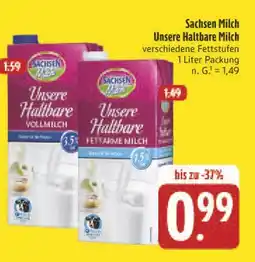 Edeka Sachsen milch unsere haltbare vollmilch Angebot
