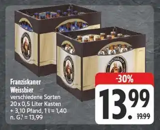 Edeka Franziskaner weissbier Angebot