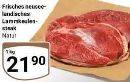 Globus Frisches neuseeländisches Lammkeulensteak Angebot