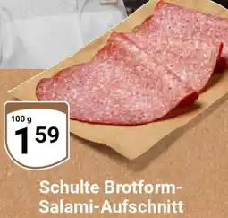 Globus Schulte Brotform Salami-Aufschnitt Angebot