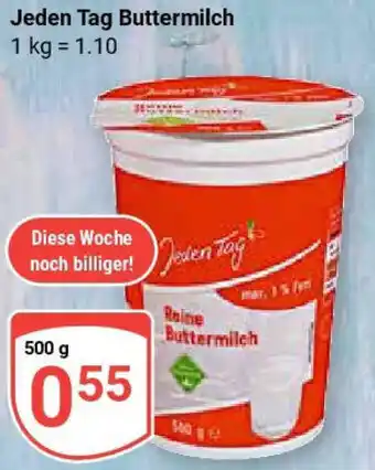 Globus Jeden Tag Buttermilch Angebot
