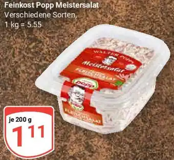 Globus Feinkost Popp Meistersalat Angebot
