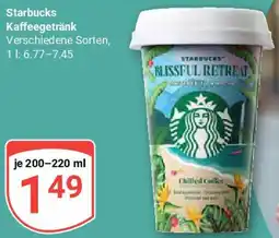 Globus Starbucks Kaffeegetränk Angebot