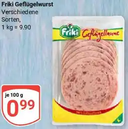Globus Friki Geflügelwurst Angebot