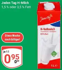 Globus Jeden Tag H-Milch Angebot