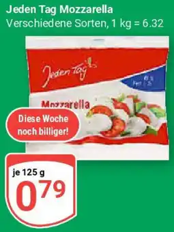 Globus Jeden Tag Mozzarella Angebot
