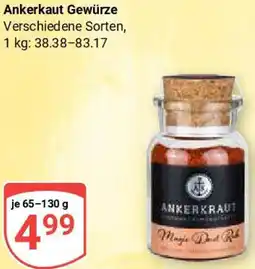Globus Ankerkaut Gewürze Angebot
