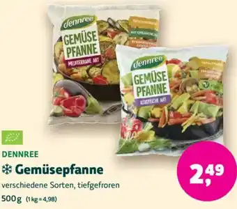Biomarkt DENNREE Gemüsepfanne Angebot