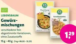 Biomarkt LEBENSBAUM Gewürzmischungen Angebot