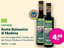 Biomarkt RAPUNZEL Aceto Balsamico di Modena Angebot