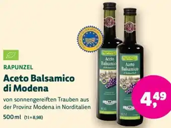 Biomarkt RAPUNZEL Aceto Balsamico di Modena Angebot