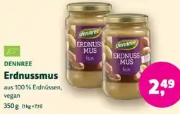 Biomarkt DENNREE Erdnussmus Angebot
