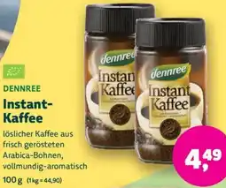 Biomarkt DENNREE Instant Kaffee Angebot