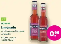 Biomarkt BIONADE Limonade Angebot