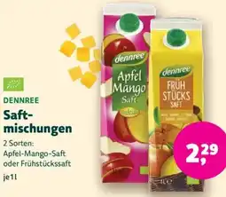 Biomarkt DENNREE Saftmischungen Angebot