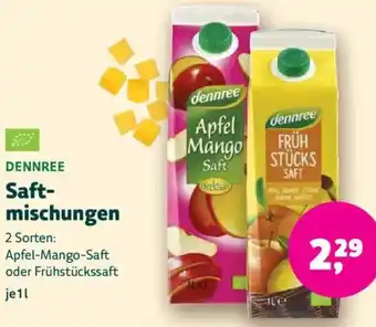 Biomarkt DENNREE Saftmischungen Angebot
